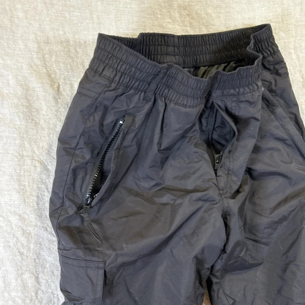 Snow Pants Kids Size 12 Unisex By Sport Essentials Ski Snowboarding Black‎
